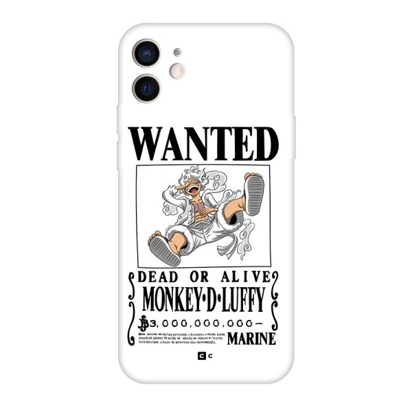 Munkey D Luffy Wanted  Back Case for iPhone 12 Pro